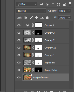 Employing Textures Like a Pro ~ Photoshop Artistry Course ~ Cabin ~ Layers