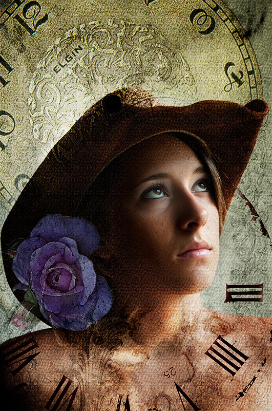 Digital Photo Art ~ Model ~Adjustment Layers, Blend Modes, and Layer Masks