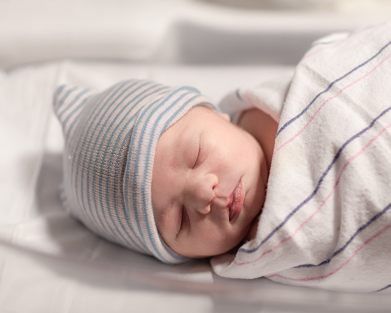 Swaddled Newborn in hospital | Daily Photo Visual Diary