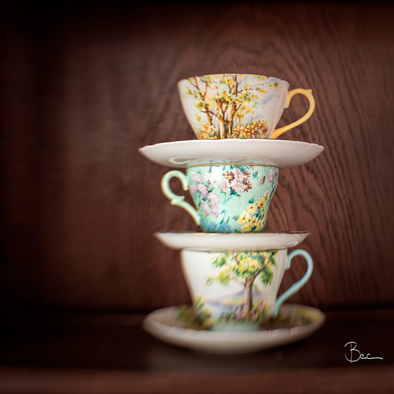 Shelley Tea Cups | Lensbaby Composer Pro Sweet 35