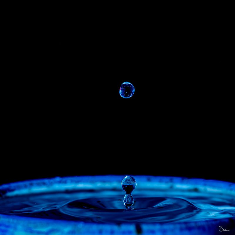Day06012025_BlueDroplets_8503173insta Droplets of water dropping into a blue cup full of water | Daily Photo Visual Diary